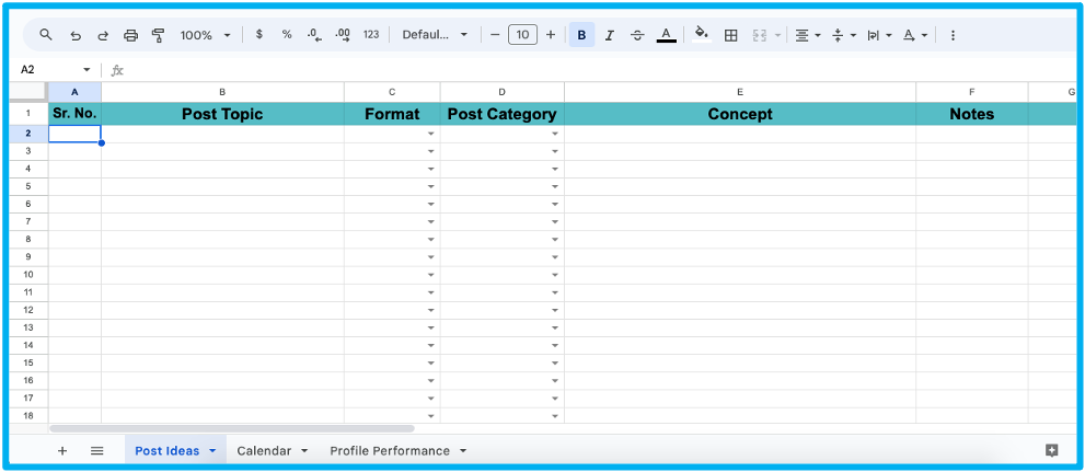 Content strategy template FREE