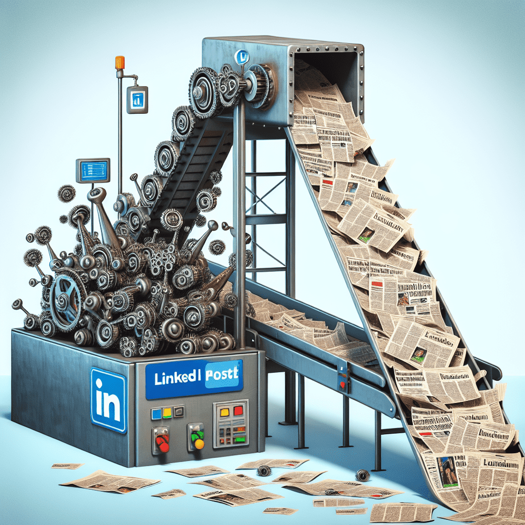 Transforming Industry News into Creative LinkedIn Posts